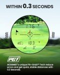 ACEGMET PF2C Golf Rangefinder with Slope, 0.3s Flag Pole Locking Vibration, ±1yd Accuracy, 870 Yards Rechargeable Laser Range Finder Golf with Magnetic, Golf Accessories for Men