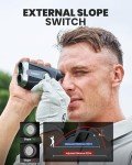 ACEGMET PF2C Golf Rangefinder with Slope, 0.3s Flag Pole Locking Vibration, ±1yd Accuracy, 870 Yards Rechargeable Laser Range Finder Golf with Magnetic, Golf Accessories for Men