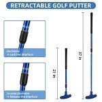 Micnaron Golf Putter, 2 Pack Mini Golf Set for Men & Women Two-Way Golf Putter, Right/Left Handed Golf Club Indoor/Outdoor, Mini Golf Putter Adjustable Length Suitable for Children, Teenagers, Adults