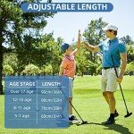 Micnaron Golf Putter, 2 Pack Mini Golf Set for Men & Women Two-Way Golf Putter, Right/Left Handed Golf Club Indoor/Outdoor, Mini Golf Putter Adjustable Length Suitable for Children, Teenagers, Adults