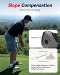 REDTIGER Golf Rangefinder, 7X Magnification 1200 Yards Laser Range Finder with Slope, Built-in Magnetic Bracket, Flag Pole Locking Vibration＆Rechargeable, GolfVue Series 1 pro