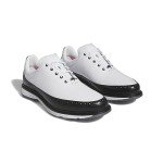 adidas Unisex MC80 Spikeless Golf Shoes, Footwear White/Core Black/Bright Red, 9