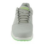 Skechers Men's Pivot Spikeless Golf Shoe, Gray/Lime, 12 Wide