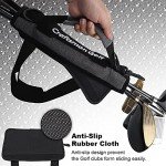 Craftsman Golf Portable Mini Carry Bag Shoulder Sleeve Bag Ideal for Golf Course Available for Custom Version with Your Name Stitched (Gray (Update))