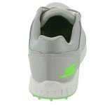 Skechers Men's Pivot Spikeless Golf Shoe, Gray/Lime, 12 Wide