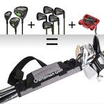 Craftsman Golf Portable Mini Carry Bag Shoulder Sleeve Bag Ideal for Golf Course Available for Custom Version with Your Name Stitched (Gray (Update))