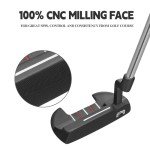 XINGGM CNC Golf Putter for Men Right Handed,Blade/Mallet Putters,Golf Head Cover Included-34 Inches