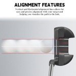 XINGGM CNC Golf Putter for Men Right Handed,Blade/Mallet Putters,Golf Head Cover Included-34 Inches