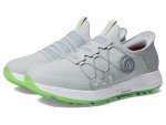 Skechers Men's Go Elite 5 Arch Fit Waterproof Slip in Golf Shoe Sneaker, Gray/Lime Spikeless, 11 Wide