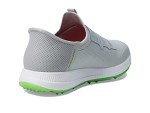 Skechers Men's Go Elite 5 Arch Fit Waterproof Slip in Golf Shoe Sneaker, Gray/Lime Spikeless, 11 Wide