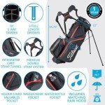Titleist - Hybrid 5 Golf Bag - Charcoal/Black