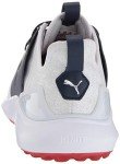Puma Golf Men's Ignite Nxt Lace Golf Shoe, Puma White-Puma Silver-Peacoat, 10 M US