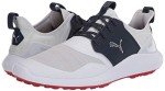 Puma Golf Men's Ignite Nxt Lace Golf Shoe, Puma White-Puma Silver-Peacoat, 10 M US