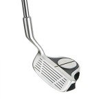 Intech EZ Roll Black/Satin Left Handed Chipper Golf Club for Men, Short Distance Approach Chipping Club