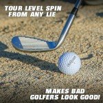 GoSports Illegal Max Spin Golf Wedge Set - Men's Right Handed Sand, Lob, Gap Wedge
