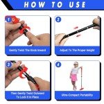 KINGTOP Adjustable Golf Putters for Men and Women, Right and Left Handed Golf Putter Club for Kids | Teens | Adults, Putting Training Combo Pack with Putting Cup and Practice Foam Balls, 2-Pack