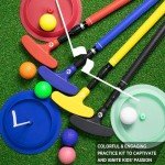 KINGTOP Adjustable Golf Putters for Men and Women, Right and Left Handed Golf Putter Club for Kids | Teens | Adults, Putting Training Combo Pack with Putting Cup and Practice Foam Balls, 2-Pack