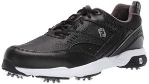 FootJoy Men's Sneaker Golf Shoes, Black, 11 X-Wide