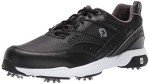FootJoy Men's Sneaker Golf Shoes, Black, 11 X-Wide