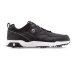 FootJoy Men's Sneaker Golf Shoes, Black, 11 X-Wide