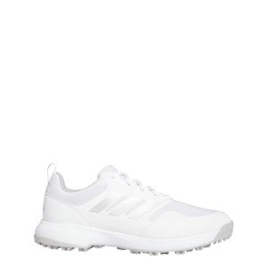 adidas Women's Tech Response Spikeless 3.0 Golf Shoes, Footwear White/Grey Two/Silver Metallic, 7.5