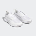 adidas Women's Tech Response Spikeless 3.0 Golf Shoes, Footwear White/Grey Two/Silver Metallic, 7.5