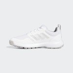 adidas Women's Tech Response Spikeless 3.0 Golf Shoes, Footwear White/Grey Two/Silver Metallic, 7.5