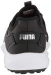 PUMA mens Ignite Fasten8 Golf Shoe, Puma Black-puma Silver-puma White, 10 US