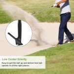 MAZEL Forged Golf Wedges for Men & Women - Golf Gap Wedge, Sand Wedge,Lob Wedge,Escape Bunkers and Quickly Cuts Strokes Around The Green,High Loft Golf Club Wedge (Black 60 Degree Wedge)