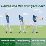 FODESAN Retractable Golf Swing Training Aid: Portable Correct Grip Trainer with Click Feedback Sound – Ideal for Right-Handed Players, Indoor & Outdoor Use, Perfect for Beginners & Enthusiasts