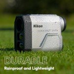 Nikon COOLSHOT 20i GIII Golf Rangefinder | Rainproof Laser rangefinder with Slope, Locked On Quake and 5 Year Warranty | Official Nikon USA Model