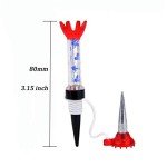 VEASAERS Golf Tees Unbreakable Plastic Magnetic 80 mm Long Bulk Reusable 4/8 Pack Blue Red Flexible Magnet Tee Lift Step for Men Women Practice Training Set (12 Pack)