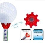 VEASAERS Golf Tees Unbreakable Plastic Magnetic 80 mm Long Bulk Reusable 4/8 Pack Blue Red Flexible Magnet Tee Lift Step for Men Women Practice Training Set (12 Pack)