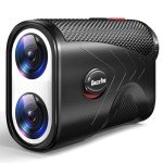 Range Finder Golf Rangefinder with Slope - 1200 Yards Laser Range Finder with Flag Lock, Vibration, 7X Magnification, Rechargeable with Magnetic Mount – Ideal Golf Accessories for Golfers & Hunting