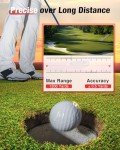 Range Finder Golf Rangefinder with Slope - 1200 Yards Laser Range Finder with Flag Lock, Vibration, 7X Magnification, Rechargeable with Magnetic Mount – Ideal Golf Accessories for Golfers & Hunting