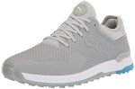 PUMA Men's Proadapt Alphacat Golf Shoe, High Rise Silver-Ibiza Blue, 8.5