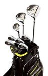 Precise M3 Men's Complete Golf Club Set, Includes Driver, Fairway, Hybrid, 6-PW, Putter, Stand Bag, 3 H/C's, Men’s Golf Clubs Full Set Right Handed, Regular, Petite or Tall Size