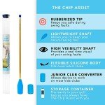 ForeNoMore Lag Shot Golf Training Aid | Lag Stick Golf Swing Trainer Provides Instant Feedback On Chip Shot Faults | Rotation and Golf Wrist Hinge Trainer Fits Mens, Womens, Kids/Junior Clubs