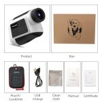 Golf Rangefinder with Magnetic - 1000 Yards Laser Range Finder with Slope Compensation & USB-C Rechargeable Battery for Golf