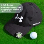 SlopeMaster ProGreen Reader - Golf Ball Marker with High Precision Green Reading Aid Golf Accessories for Men Women(Black)