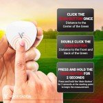 Voice Caddie VC300SE Golf GPS Range Finder with Voice-Activated Course and Hole Distance Information - 8 Hours of Battery Life