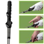 Retractable Golf Swing Training Aid, Golf Grip Trainer & Golf Swing Trainer for Warm-up, Right-Handed Golf Club for Indoor Practice, Golf Accessories - Strength & Tempo Training for Chipping Hitting