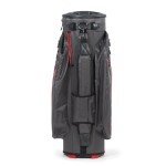 Bag Boy Revolver XP Golf Cart Bag, 14 Way 360⁰ Rotating Top with Full Length Individual Dividers, External Putter Tube, 9 Pockets, Black/Charcoal/Royal