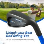 Lag Shot Golf 7 Iron Swing Trainer Aid (Right Handed) - Adds Distance and Accuracy to All Your Drives. Named Golf Digest's Editors' Choice “Best Swing Trainer” of The Year! #1 Golf Training Aid 2022!