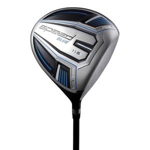 Speed Titanium Driver Golf Club, 10°, 11.5°, 12.5° Loft (Right-Handed), Ultra Lightweight Graphite Shaft, Oversized Sweet Spot, Aerodynamic Design, USGA Conforming Mens Golf Driver + Deluxe Headcover