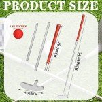 Syhood 6 Pack Golf Putter for Right Handed/Left Handed Golfers, Mini Dual Purpose Golf Putter Detachable Set with 6 Balls, for Men Women Indoor and Outdoor Use, 34 Inch