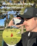 Gogogo Sport Vpro Golf Range Finder Laser 2500 Yards Rangefinder ZeroIn Disc Golfing with Slope Magnet (Blue)