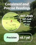Gogogo Sport Vpro Golf Range Finder Laser 2500 Yards Rangefinder ZeroIn Disc Golfing with Slope Magnet (Blue)