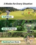 Gogogo Sport Vpro Golf Range Finder Laser 2500 Yards Rangefinder ZeroIn Disc Golfing with Slope Magnet (Blue)