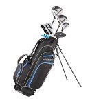 Precise M3 Men's Complete Golf Club Set, Includes Driver, Fairway, Hybrid, 6-PW, Putter, Stand Bag, 3 H/C's, Men’s Golf Clubs Full Set Right Handed, Regular, Petite or Tall Size